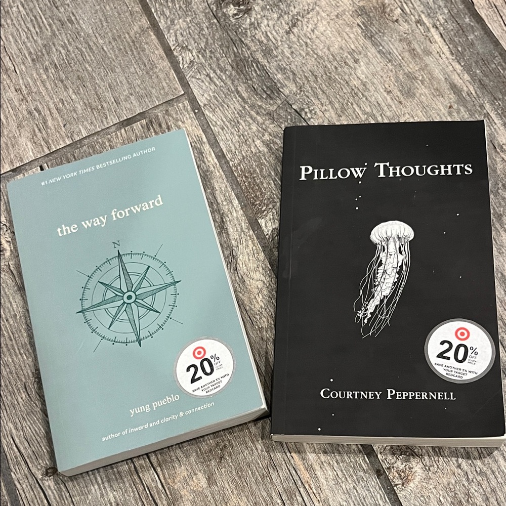 The way forward & Pillow thoughts Books
